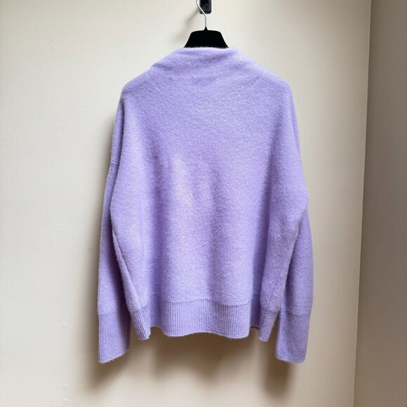 Vince Boiled Cashmere Funnel Neck Sweater – Lavender - Picture 8 of 13